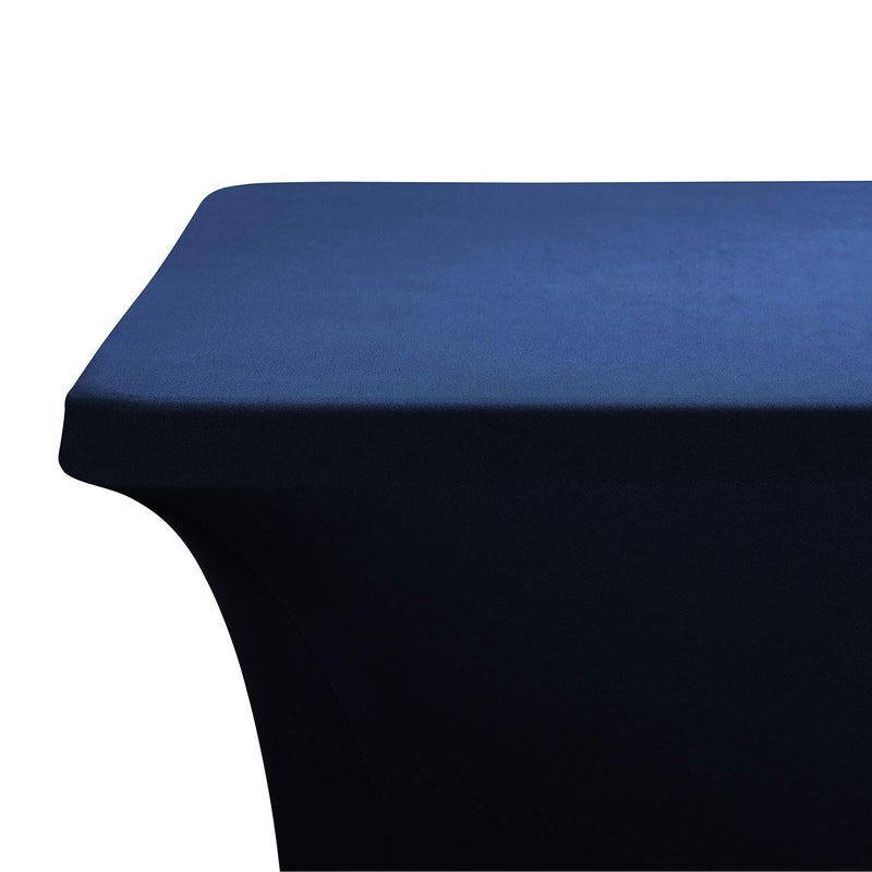 LZY Spandex Fitted Stretch Table Cover for 6 ft or 4ft or 8ft Folding Table, Rectangular Cocktail Tablecloth, Perfect for Party or Banquet - Image 4